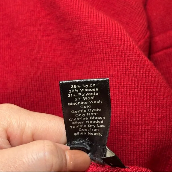 Ann Taylor Factory Sleeveless V-Neck Drop Waist Ruffle Hem Dress Red Size Small - Picture 5 of 6